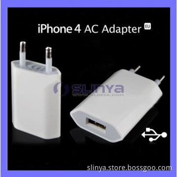 Wall Socket Plug USB Universal 5V Android Phone EU Travel Charger for iPhone 6
